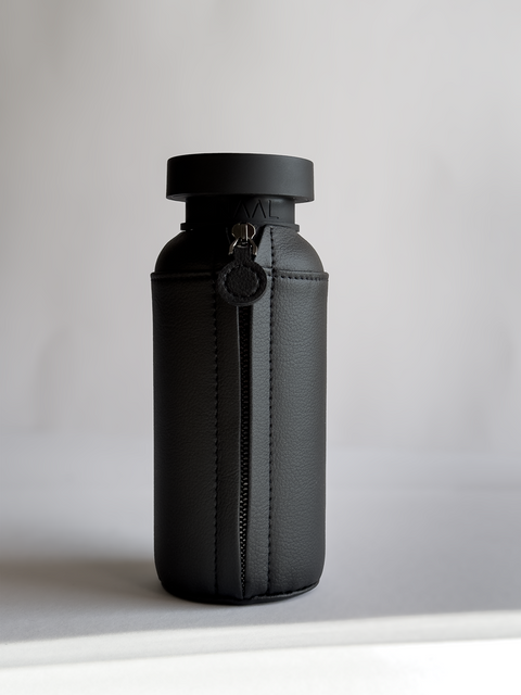 Reusable NAAL glass water bottle